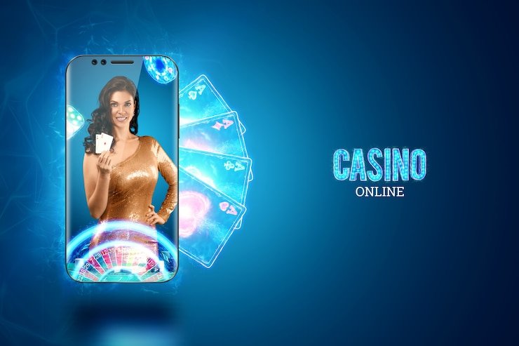 Mobile phone displaying indonesia86 live casino interface with blackjack table